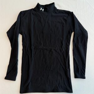 Under Armour Black Long Sleeve Turtleneck - Cold Gear - Medium (m)